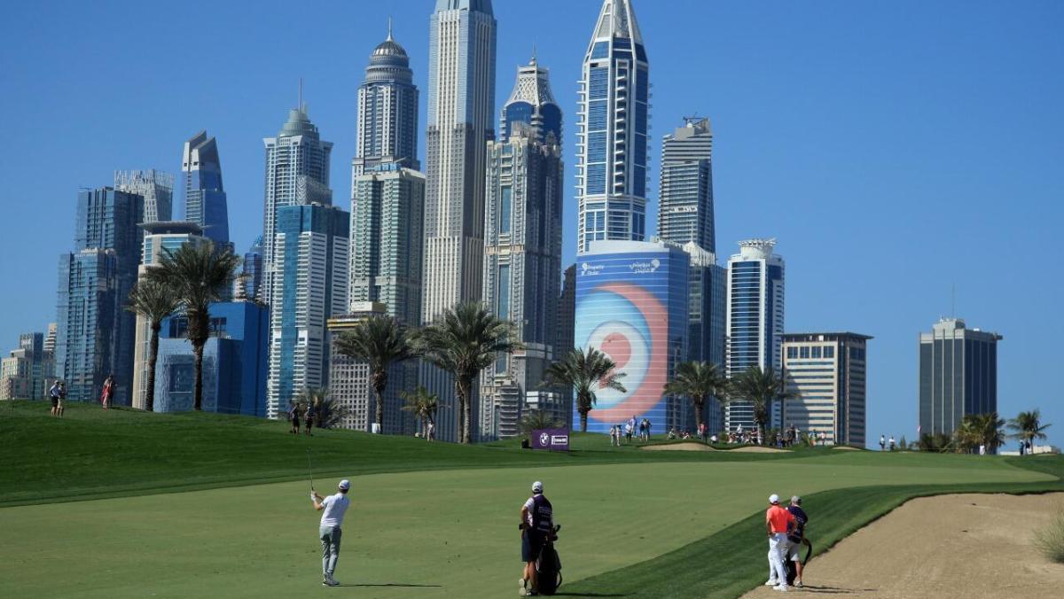 Dubai Desert Classic action
